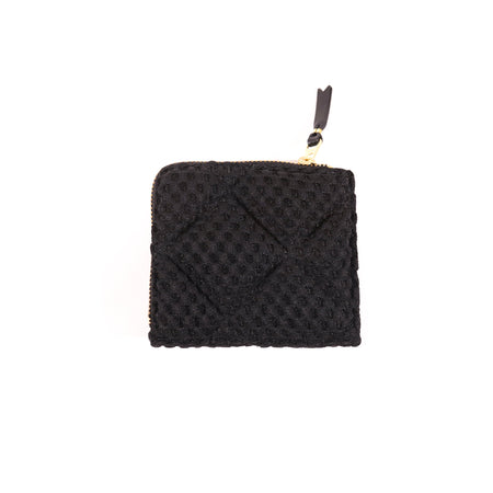 COMME DES GARCONS WALLET Fat Tortoise Wallet in Black da donna