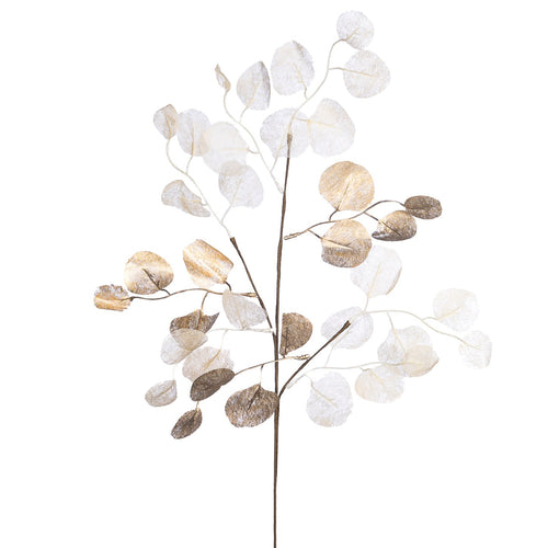 Ramo decorativo color champagne per decorazioni e composizioni di fiori h 70 cm