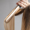 SAINT ALGUE 3963 - Piastra per capelli Demeliss GOLD - Rivestimento in ceramica - Piastre flottanti ultrasottili - Da 150 a 230  C - Nero / Oro