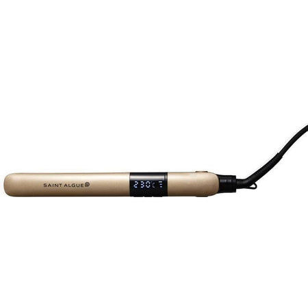 SAINT ALGUE 3963 - Piastra per capelli Demeliss GOLD - Rivestimento in ceramica - Piastre flottanti ultrasottili - Da 150 a 230  C - Nero / Oro