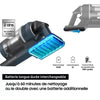 SAMSUNG Bespoke Jet Plus Complete VS20B95C43W - 210 AW Aspirapolvere a batteria con stazione di pulizia
