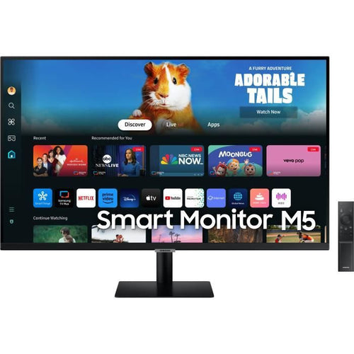 Schermo PC - SAMSUNG - SMART MONITOR M5 CM500 - 32 FHD - Pannello VA - 60Hz - HDR10 - HDMI - Altoparlanti - Nero