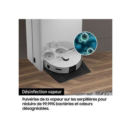 Robot aspirapolvere Samsung Jet Bot Combo VR7MD96B14G - Bianco - Garanzia 2 anni
