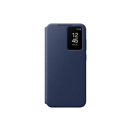 Custodia Smart View per Galaxy S24 FE con porta carte, blu