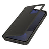Custodia Smart View per Galaxy S24 FE con porta carte, nera