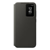 Custodia Smart View per Galaxy S24 FE con porta carte, nera