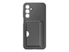 Cover posteriore con porta carte per Galaxy A16A16 5G, nera