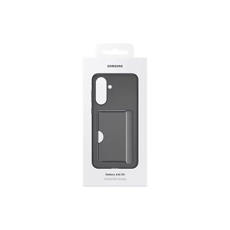 Cover posteriore con porta carte per Galaxy A36 5G, nera