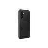 Cover posteriore con porta carte per Galaxy A36 5G, nera