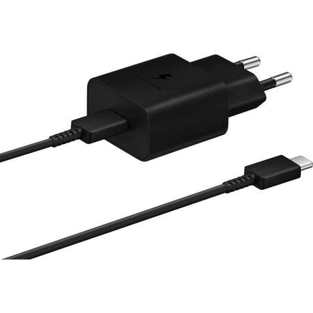 Caricabatterie da rete USB C da 15 W + cavo USB C - 15 W - SAMSUNG - Nero