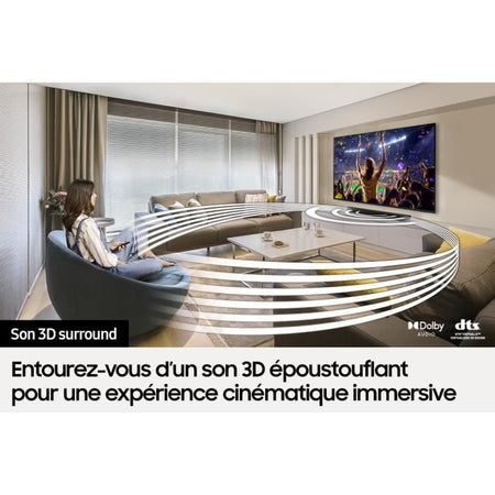 SAMSUNG - HW-B530 Soundbar 2.1 canali 380 W + subwoofer wireless da 6,5'' + Adaptive Sound Lite + Modalità gioco + Bass Boost + HDMI ARC