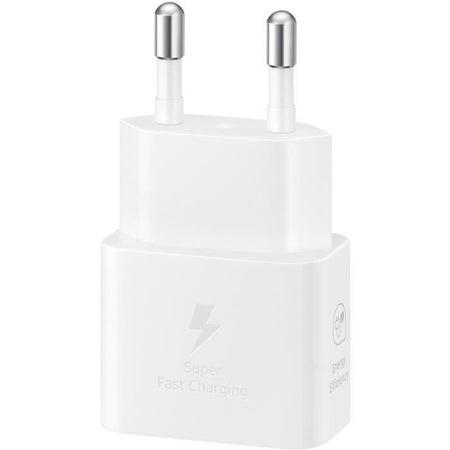 Caricabatterie rapido SAMSUNG Sector - USB C da 25 W (con cavo) - Bianco