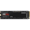 SAMSUNG - 990 PRO - SSD interno - 4 TB - PCIe 4.0 - NVMe 2.0 - M2 2280 - Fino a 7450 MB/s (MZ-V9P4T0BW)