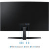 Monitor PC - SAMSUNG - S27D366GAU - 27 FHD 1800R - Pannello VA - 100Hz - 4ms - 1 HDMI - Inclinabile - Nero