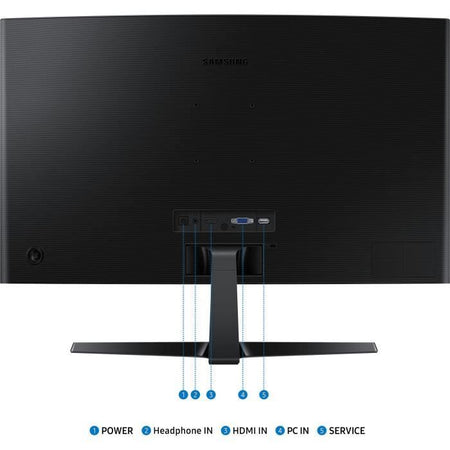 Monitor PC - SAMSUNG - S27D366GAU - 27 FHD 1800R - Pannello VA - 100Hz - 4ms - 1 HDMI - Inclinabile - Nero