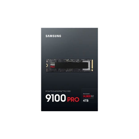 Samsung - 9100 PRO - SSD interno - NVMe M.2 PCIe 5.0 x4 - 4 TB - Velocità di lettura fino a 14.800 MB/s - MZ-VAP4T0BW