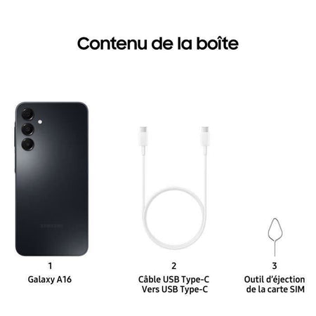 Smartphone SAMSUNG Galaxy A16 128GB Blu notte