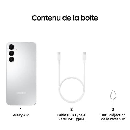 Smartphone SAMSUNG Galaxy A16 128GB Grigio