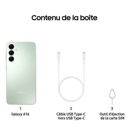 Smartphone SAMSUNG Galaxy A16 128GB Verde Acqua