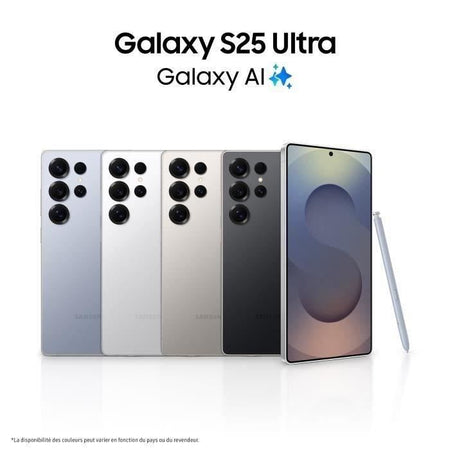 Smartphone SAMSUNG Galaxy S25 Ultra AI 256GB Argento Titanio