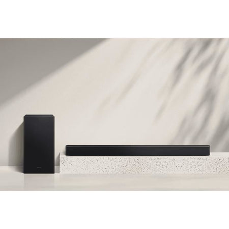 SAMSUNG HW-B460F/XE - Soundbar 2.1 canali - Subwoofer wireless da 6,5'' - Adaptive Sound Lite
