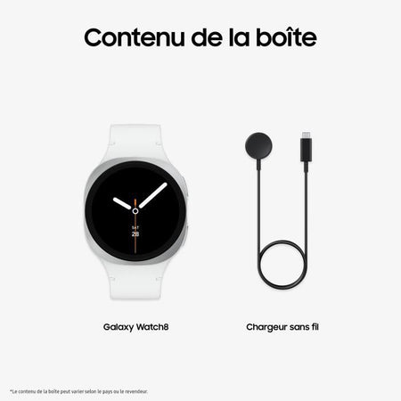 Samsung Galaxy Watch8 - Reloj inteligente con Bluetooth (40 mm, plateado)