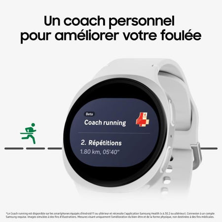Samsung Galaxy Watch8 - Reloj inteligente con Bluetooth (40 mm, plateado)