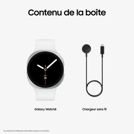 Samsung Galaxy Watch8 - Reloj inteligente con Bluetooth (44 mm, plateado)