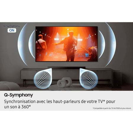 SAMSUNG HW-B66CF/XE - Soundbar serie 3.1ch - Subwoofer wireless da 6,5'' - HP Central - Adaptive Sound Lite