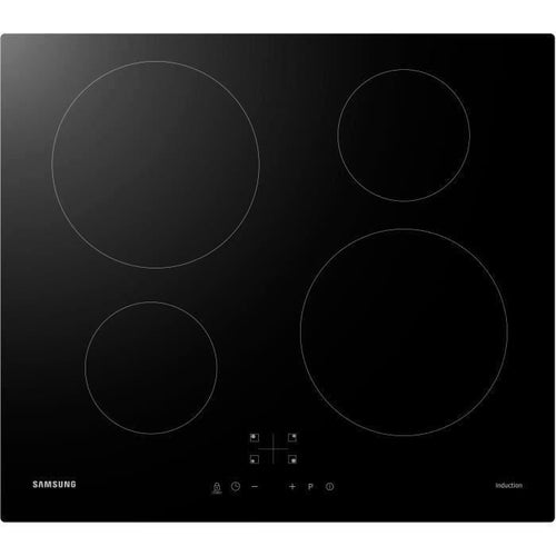 SAMSUNG NZ64M3NM1BB / UR Piano cottura a induzione - 4 zone - 7200 W - L59 x D57 cm - Rivestimento in vetro - Nero