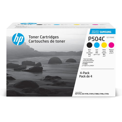 Hp/Samsung Confezione Da 4 Cartucce Toner Nero/Ciano/Magenta/Giallo Clt-P504C