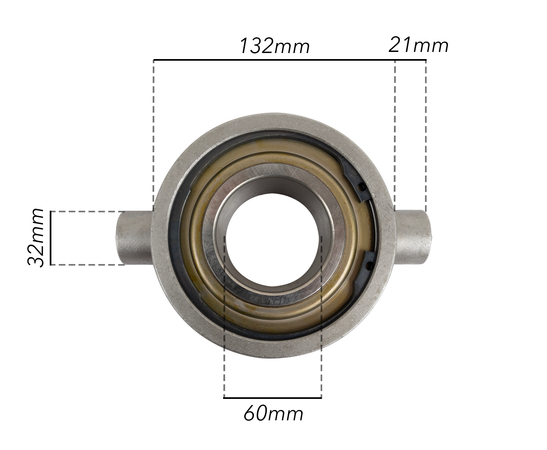 Supporto cuscinetto per frangizolle Ø 60mm
