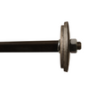 Asse porta dischi frangizolle di 1870mm sezione 25x25mm