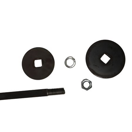 Asse porta dischi frangizolle di 1870mm sezione 25x25mm