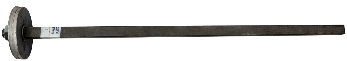 Asse porta dischi frangizolle di 1008mm sezione 30x30mm