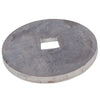 Flangia 135X10 foro quadro 26mm concava