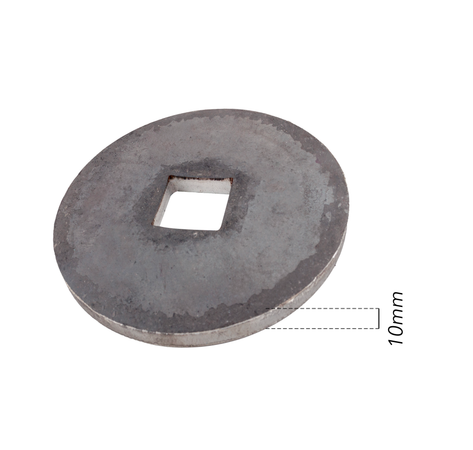 Flangia 115X10 foro quadro 26mm convessa