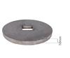 Flangia 145X10 foro quadro 31mm convessa