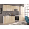 Mobile alto SARA - 2 ante - decoro rovere Sonoma - L80xP31xH71,5 cm - Prodotto in Polonia