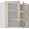 Mobile alto SARA - 2 ante - decoro rovere Sonoma - L80xP31xH71,5 cm - Prodotto in Polonia