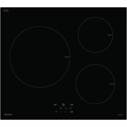 SAUTER SI934B - Piano cottura a induzione - 3 fuochi - 8300W - L60 cm - Nero
