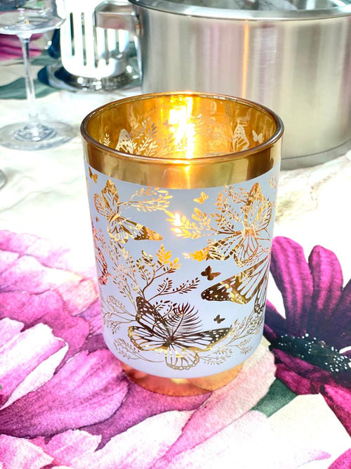 Lampada Farfalle Oro 3D Special Gifts – Vetro Decorativo 14x10 cm