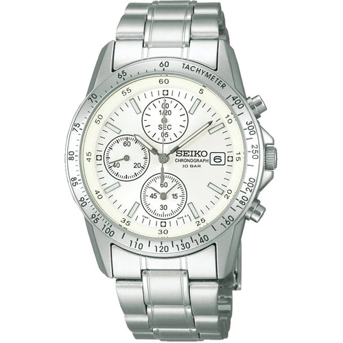 SEIKO Selection Orologio da Uomo Cronografo Quarzo SBTQ039 Argento