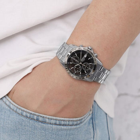 SEIKO Orologio Cronografo Quarzo Uomo SBTQ041