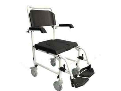 Sedia comoda in alluminio COMPAGNA per wc e doccia