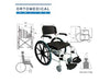 Sedia comoda in alluminio LIBERA per wc e doccia
