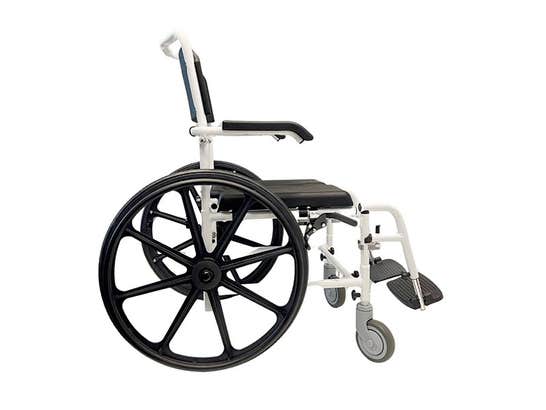 Sedia comoda in alluminio LIBERA per wc e doccia