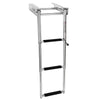 Scaletta Inox A Scomp. Grad. Bianco