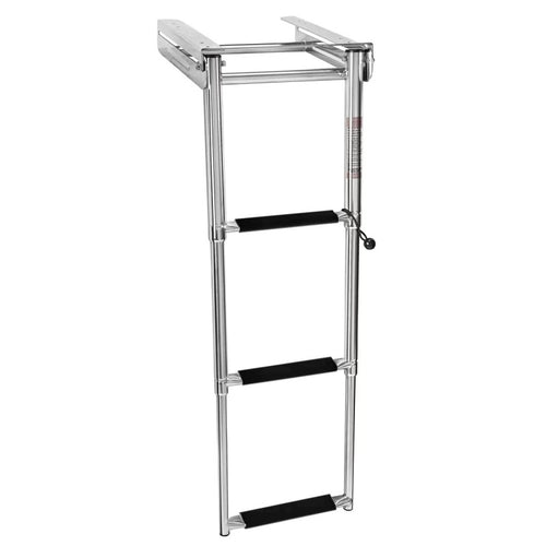 Scaletta Inox A Scomp. Grad. Bianco