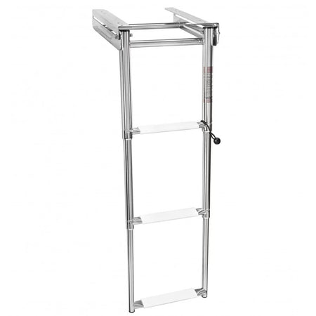 Scaletta Inox A Scomp. Grad. Bianco